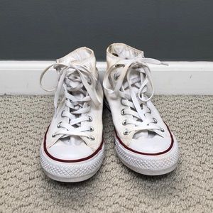 White high top converse